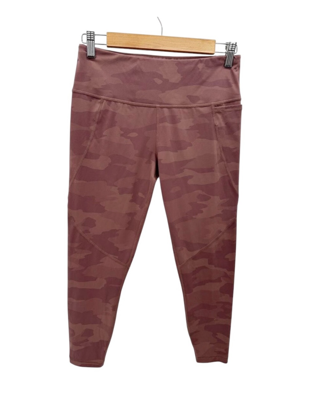 Sweaty Betty Power 7/8 Workout Leggings Pink Tonal Camo Size 14 - Picture 2 of 6